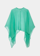 Isolda Natural Silk Cape