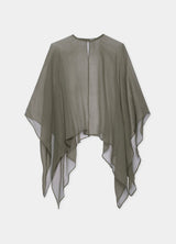 Isolda Natural Silk Cape