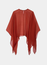 Isolda Natural Silk Cape