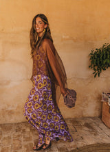 Isolda Natural Silk Cape