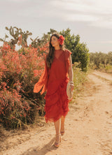 Isolda Natural Silk Cape