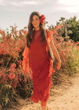 Isolda Natural Silk Cape