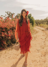 Isolda Natural Silk Cape