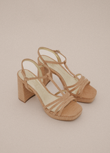 Orlando raffia sandal