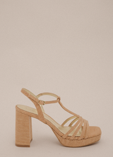 Orlando raffia sandal