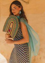 Isolda Natural Silk Cape