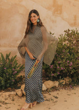 Isolda Natural Silk Cape